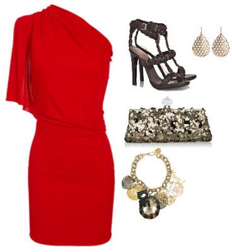 Combinar vestidos rojos