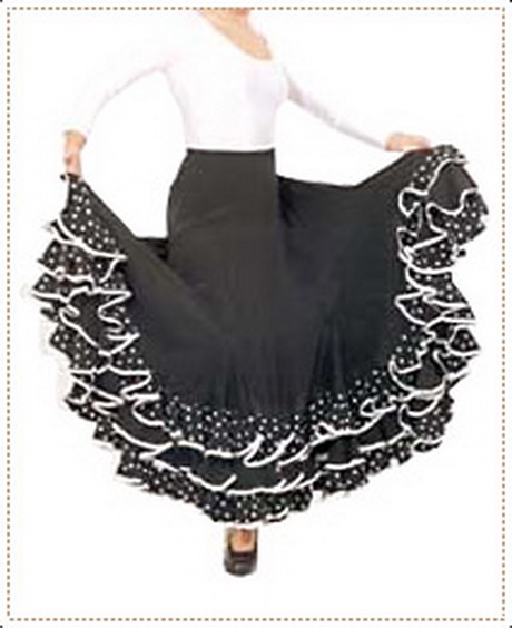 Faldas para bailar flamenco