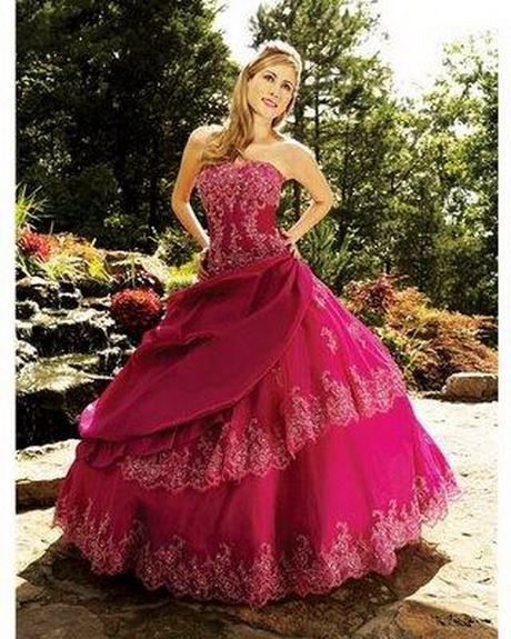 Fotos de vestidos de 15 años color rosa