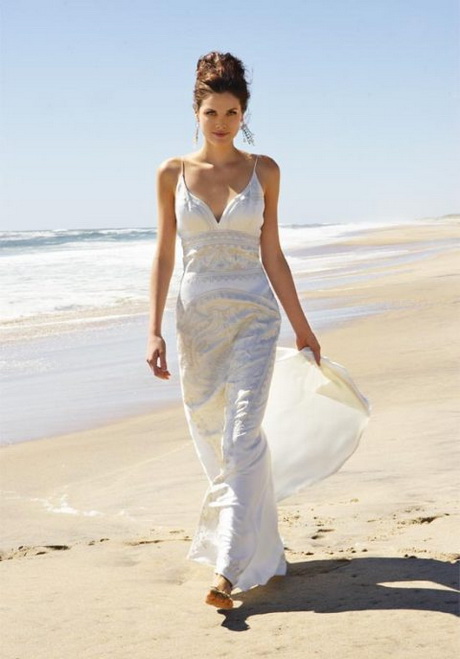 Fotos de vestidos de novia en la playa
