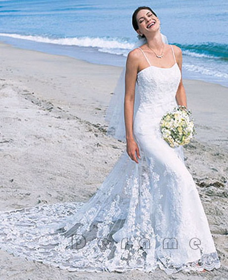 Fotos de vestidos de novia en la playa