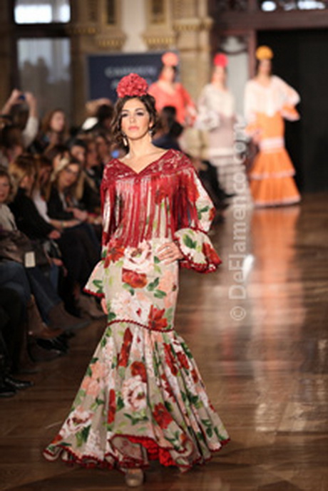 Moda de trajes de flamenca 2014