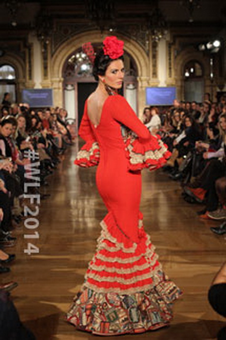 Moda de trajes de flamenca 2014