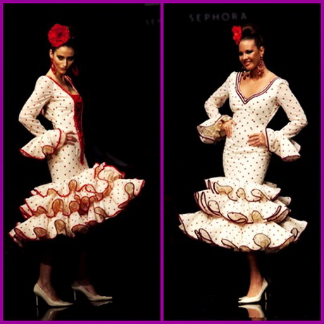 Traje de flamenca corto