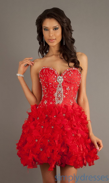 Vestido de 15 años rojo