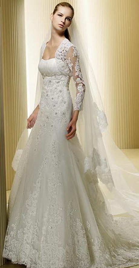 Vestido de novia de encaje