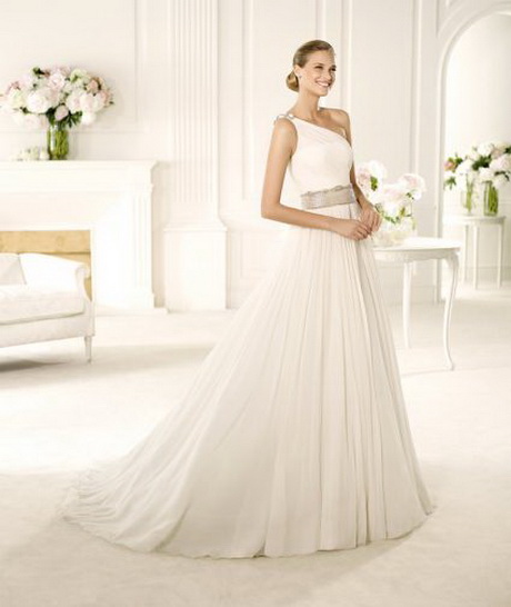 Vestido novia con tirantes