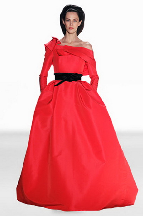 Vestido rojo de carolina herrera