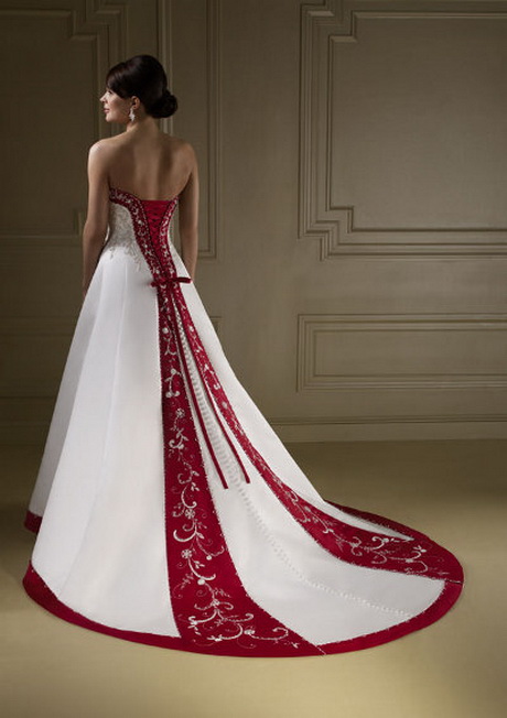 Vestido rojo de novia