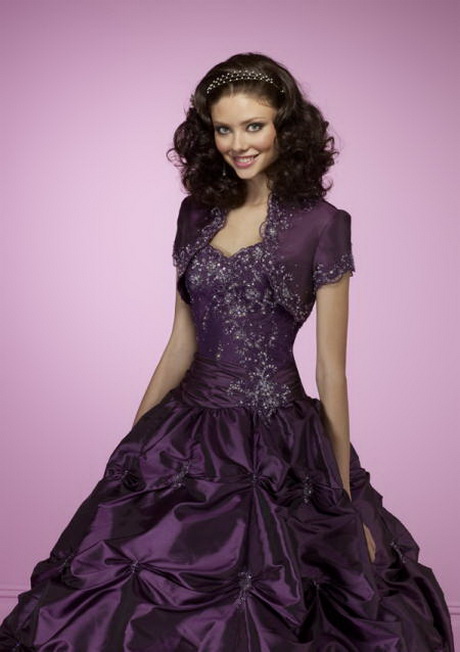 Vestidos de 15 anos color morado