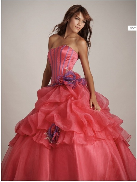 Vestidos de 15 años color salmon