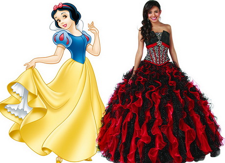 Vestidos de 15 años de disney