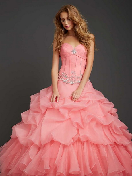 Vestidos de 15 años rosa fiusha