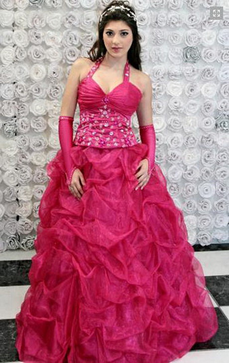 Vestidos de 15 años rosados