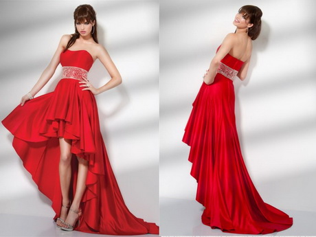 Vestidos de graduacion rojos