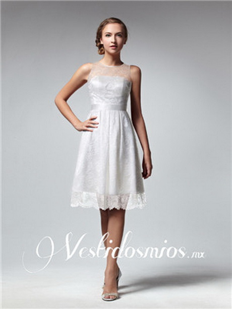 Vestidos de novia cortos para boda civil 2014