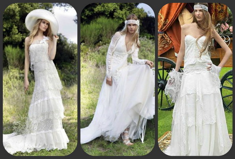 Vestidos de novia hippie chic