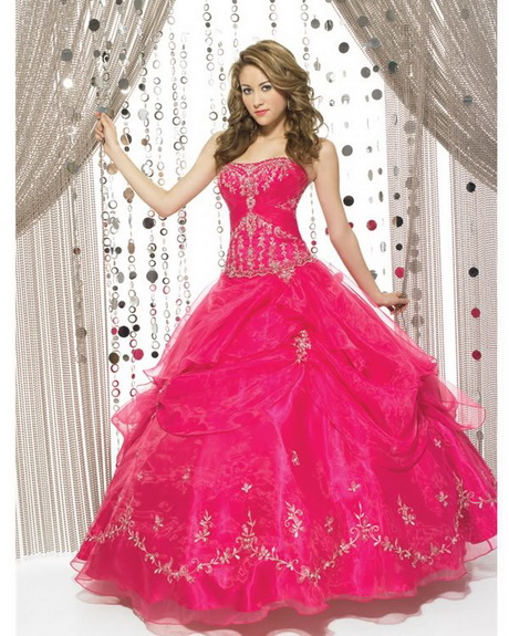 Vestidos de quinceanera rojos