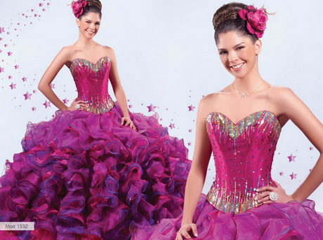 Vestidos de xv años fiusha