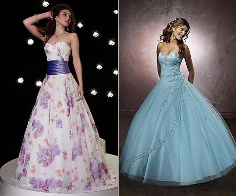 Vestidos modernos para quinceañeras