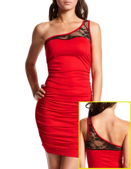 Vestidos negros con rojo