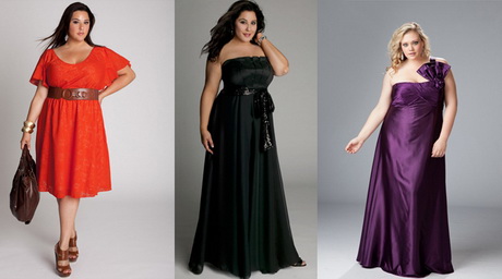 Vestidos para gorditas de noche 2014