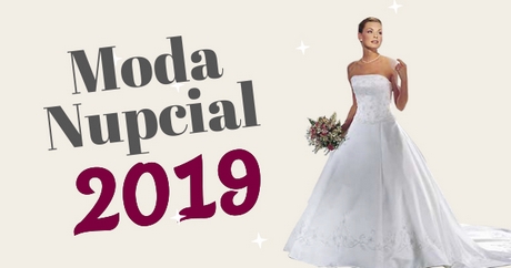 Moda novias 2019