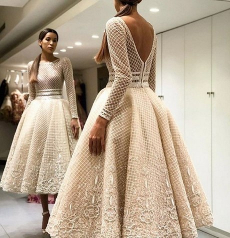 Vestidos de novia cortos 2019