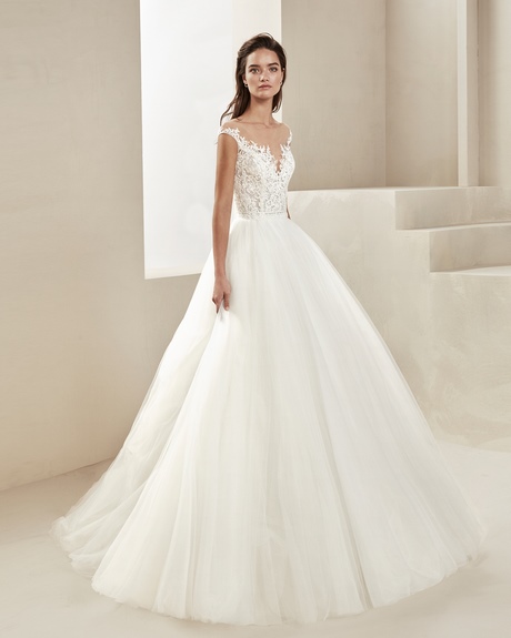 Vestidos de novia encaje 2019