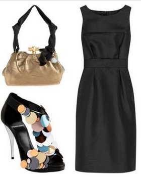 Accesorios vestido negro