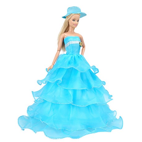 Barbie vestido azul