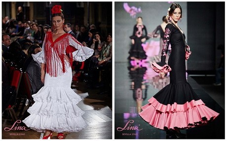 Diseños de trajes de flamenca 2017