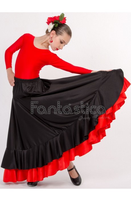 Falda de flamenca barata