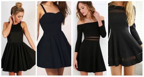 Moda vestido negro