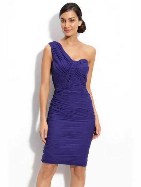 Vestido azul coctel