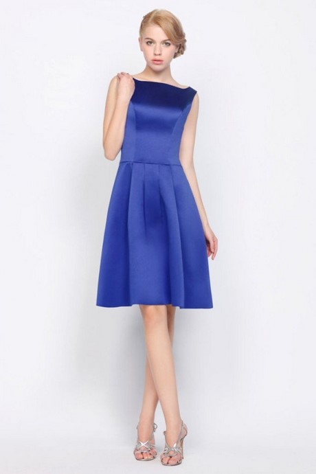 Vestido cocktail azul