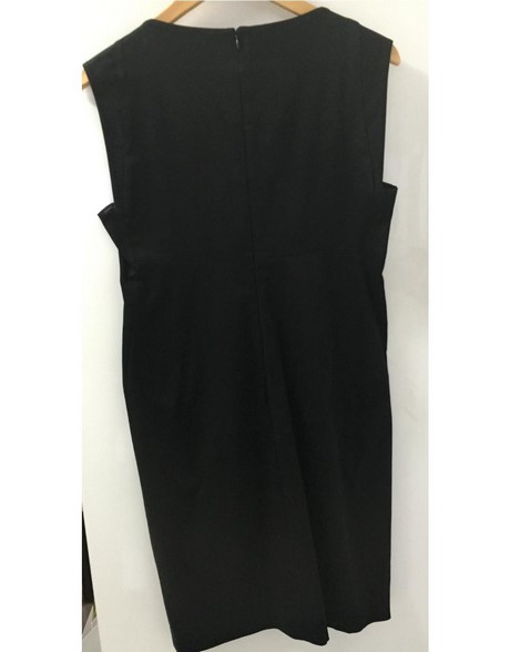 Vestido negro recto