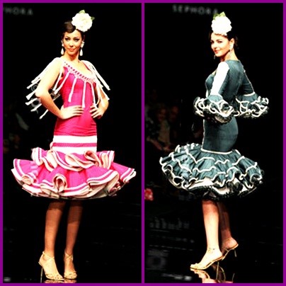 Vestidos cortos flamenca