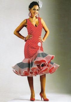 Vestidos cortos flamenca