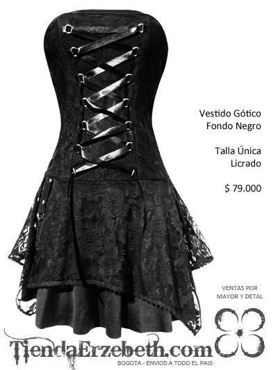 Vestidos negros rockeros