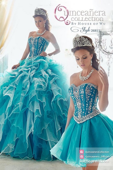 Imagenes de vestidos de 15 años desmontables 2018