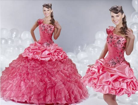 Imagenes de vestidos de 15 años desmontables 2018