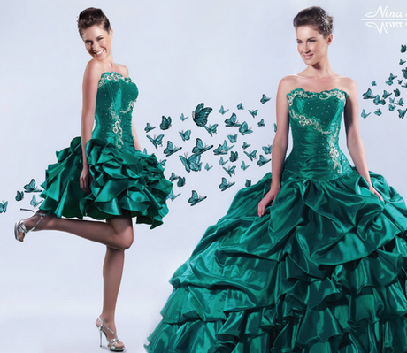 Vestidos de 15 años desmontables 2018