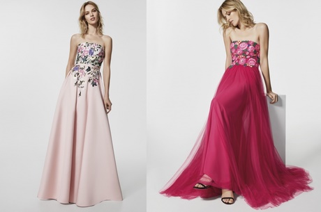 Vestidos largos para boda 2018