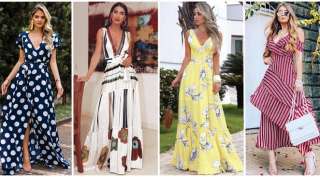 Modas de vestidos largos 2019