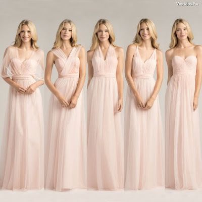 Vestidos de damas de novia 2019