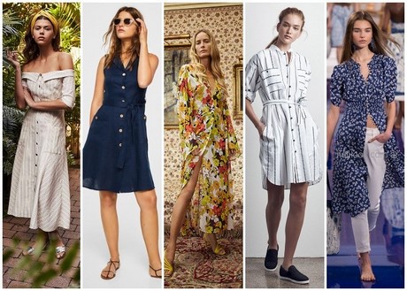 Vestidos de moda 2019 casuales