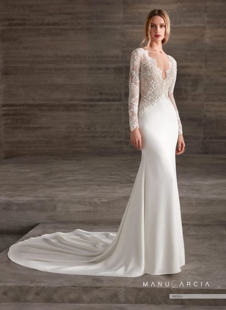 Vestidos novia sencillos 2019