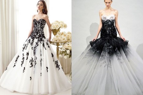 Vestidos de novia en negro