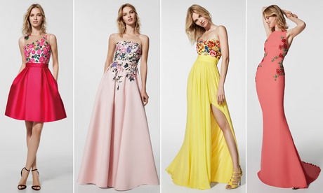 Vestidos de fiesta primavera verano 2018